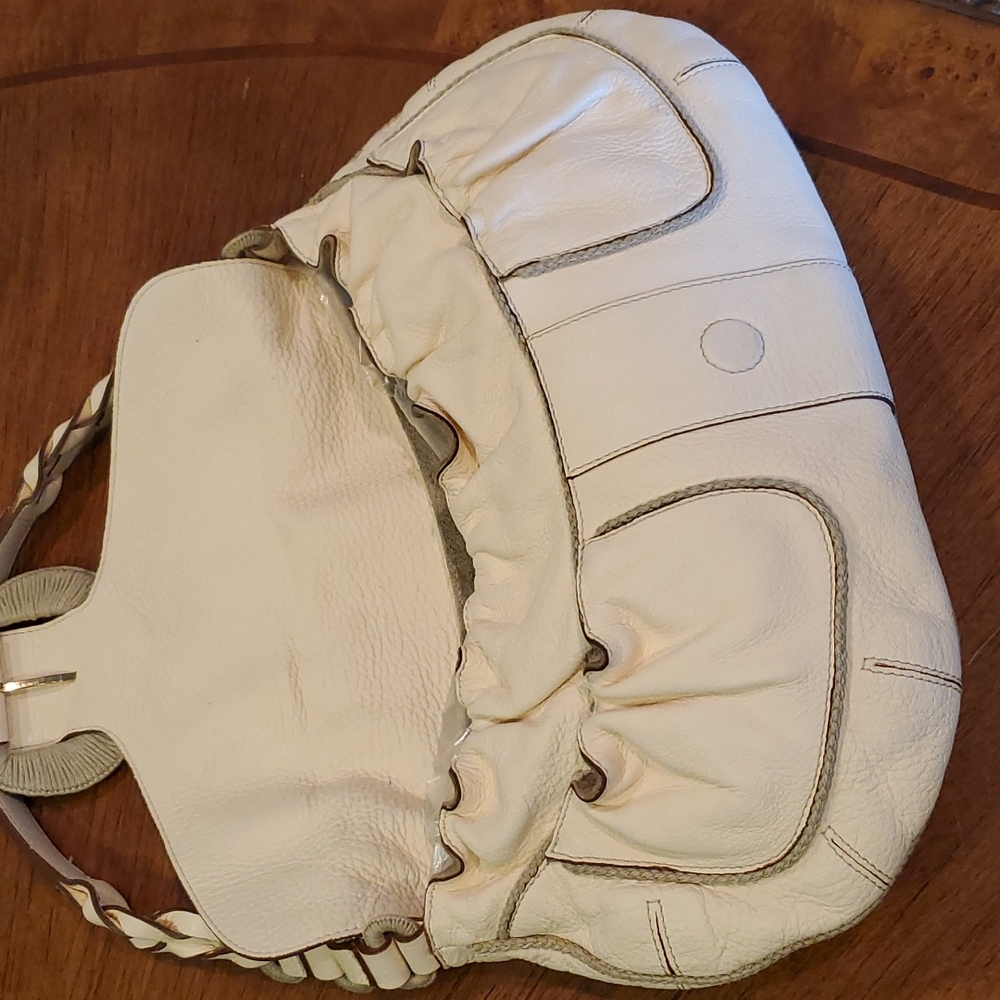 Anya Hindmarch cream leather hobo bag - Picture 6 of 11